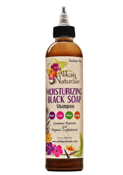 ALIKAY NATURALS MOISTURIZING BLACK SOAP SHAMPOO 8OZ