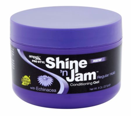 AMPRO SHINE N JAM GEL REGULAR HOLD 8OZ
