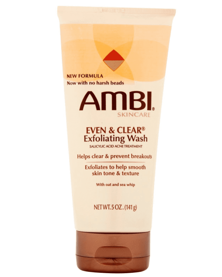 AMBI EVEN &amp; CLEAR EXFOLIATING WASH 5OZ
