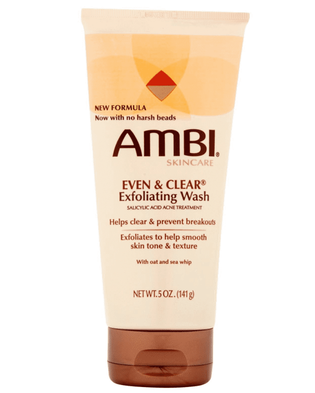AMBI EVEN &amp; CLEAR EXFOLIATING WASH 5OZ