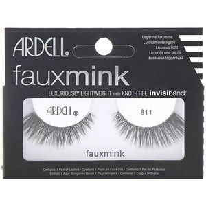 ARDELL FAUX MINK - STRIP LASHES, Size: FAUX MINK 811 BLACK