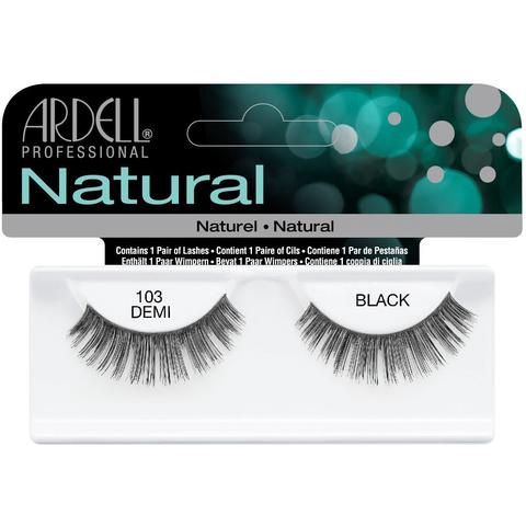 ARDELL NATURAL - STRIP LASHES, Size: 103 BLACK