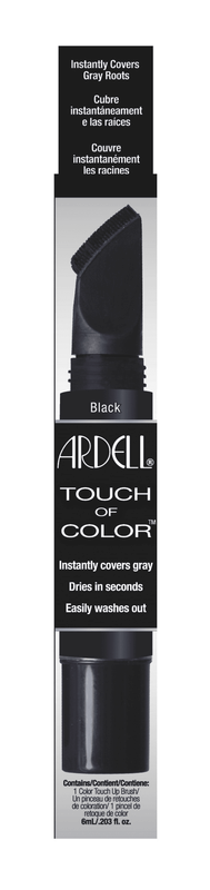 ARDELL TOUCH OF COLOR GREY COVERAGE BLACK 6ML