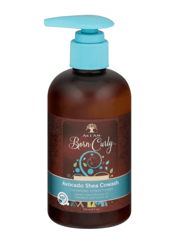 AS I AM BORN CURLY AVOCADO SHEA COWASH 8OZ