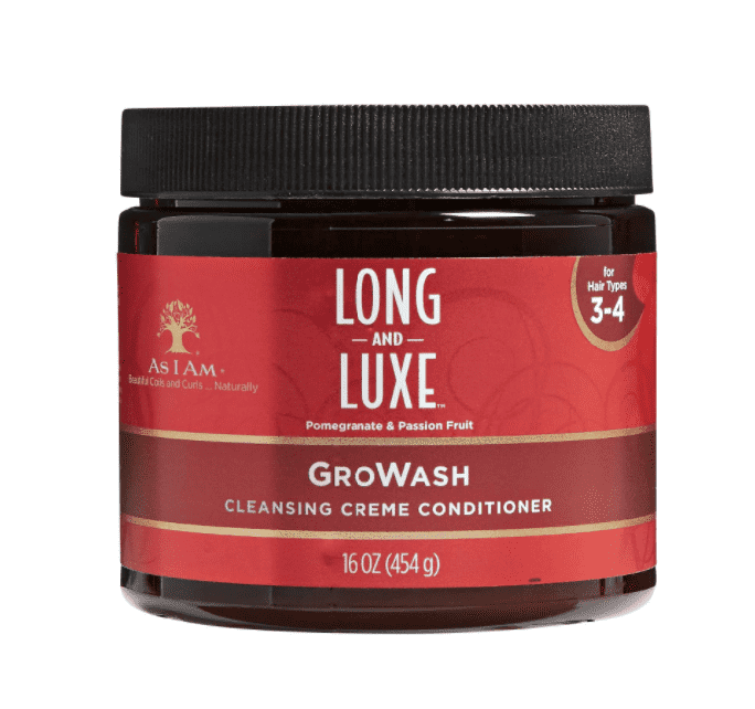 AS I AM LONG &amp; LUXE POMEGRANATE GROWASH 16OZ
