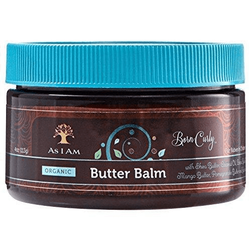 AS I AM BORN CURLY SHEA&amp;COCOA BUTTER BALM 8OZ