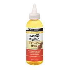 AUNT JACKIES NATURAL GROWTH OIL FLAXSEED &amp; MONOI 4OZ