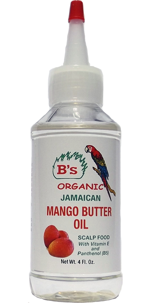B'S ORGANIC MANGO BUTTER OIL 4OZ #3085