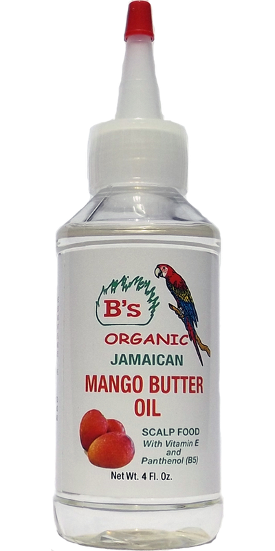 B'S ORGANIC MANGO BUTTER OIL 4OZ #3085