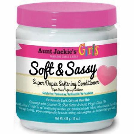 AUNT JACKIES GIRLS SOFT &amp; SASSY CONDITIONER 15OZ