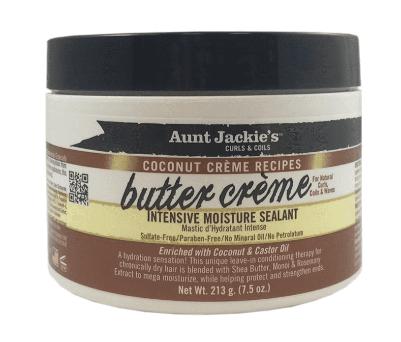 AUNT JACKIES COCONUT CREME BUTTER CREME MOIST SEALANT 7.5OZ