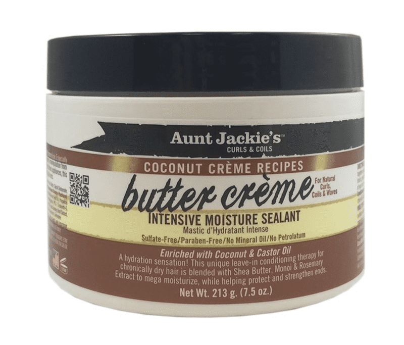 AUNT JACKIES COCONUT CREME BUTTER CREME MOIST SEALANT 7.5OZ