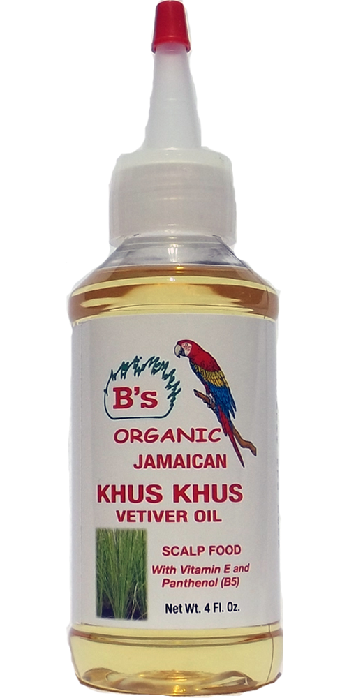 B'S ORGANIC KHUS KHUS OIL 4OZ #3098