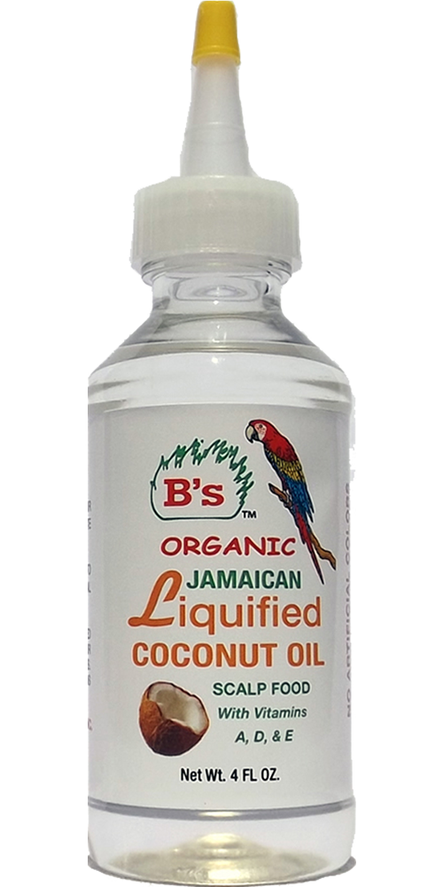 B'S ORGANIC LIQUIDFIED COCONUT OIL 4OZ #3056