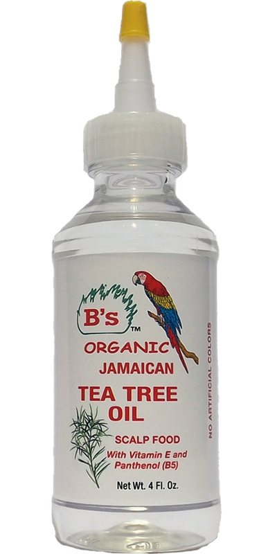 B'S ORGANIC JAMAICAN TEA TREE OIL 4OZ #3074
