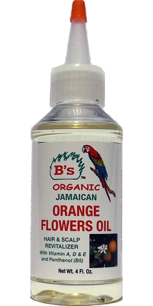 B'S ORGANIC ORANGE FLOWERS OIL 4OZ #3102