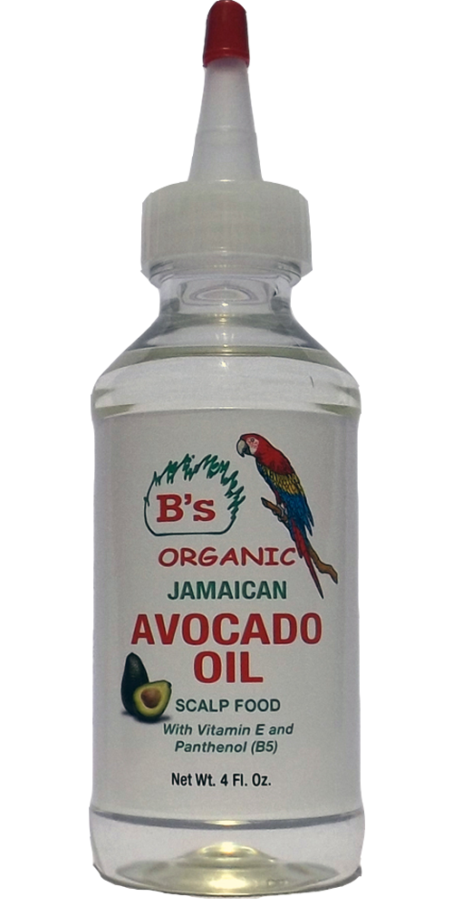 B'S ORGANIC JAMAICAN AVACADO OIL 4OZ #3069