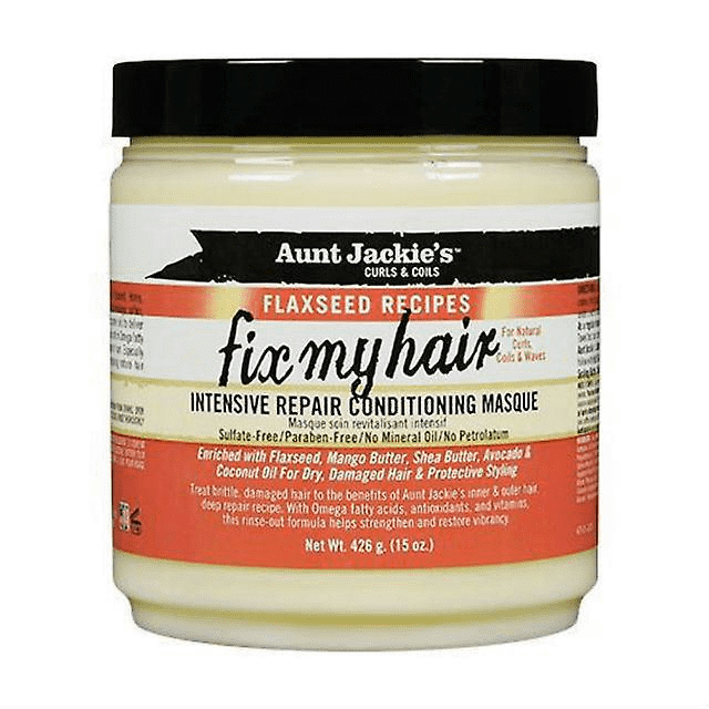 AUNT JACKIES FLAXSEED FIX MY HAIR REPAIR MASQUE 15OZ