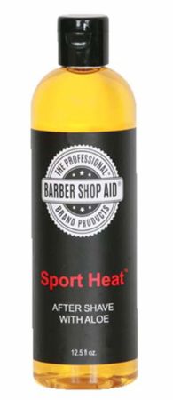 BARBER SHOP AID AFTER SHAVE SPORT HEAT 13OZ