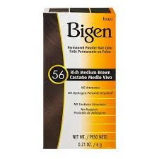 BIGEN HAIR COLOR RICH/MED/BROWN #56 6G