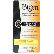 BIGEN HAIR COLOR ORIENTAL BLACK # 59