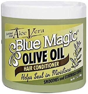 BLUE MAGIC OLIVE OIL WITH ALOE VERA 12OZ