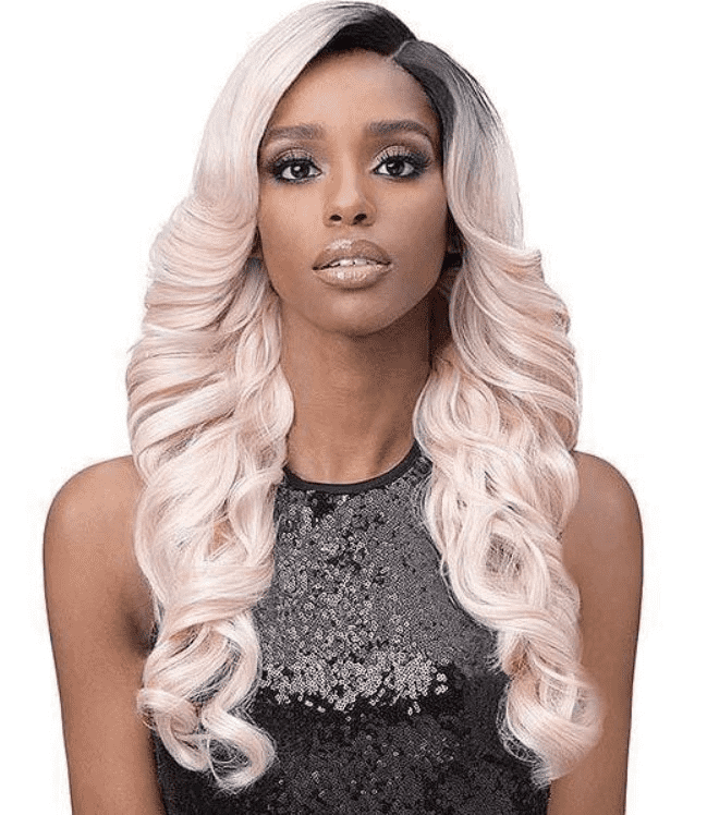 BOBBI BOSS MONICA LACE FRONT WIG, Color: #1B