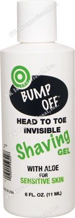BUMP OFF HEAD TO TOE INVISIBLE SHAVING GEL 6OZ