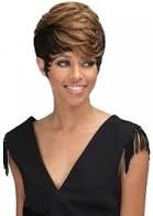 BOBBI BOSS TACIE SYNTHETIC WIG, Color: #DYAT1B/GRN