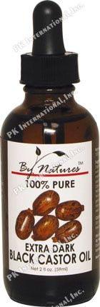 BY NATURES 100% PURE BLACK CASTOR OIL EXTRA DARK 2OZ