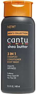 CANTU MENS 3 IN 1 SHAMPOO/ CONDITIONER/ BODY WASH 13.5OZ