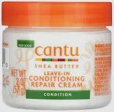 CANTU SHEA BUTTER LEAVE IN CONDITIONING REPAIR CREAM TRAVEL SIZE 2OZ