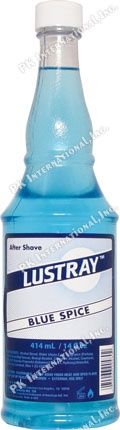 CLUBMAN LUSTRAY AFTER SHAVE BLUE SPICE 14OZ