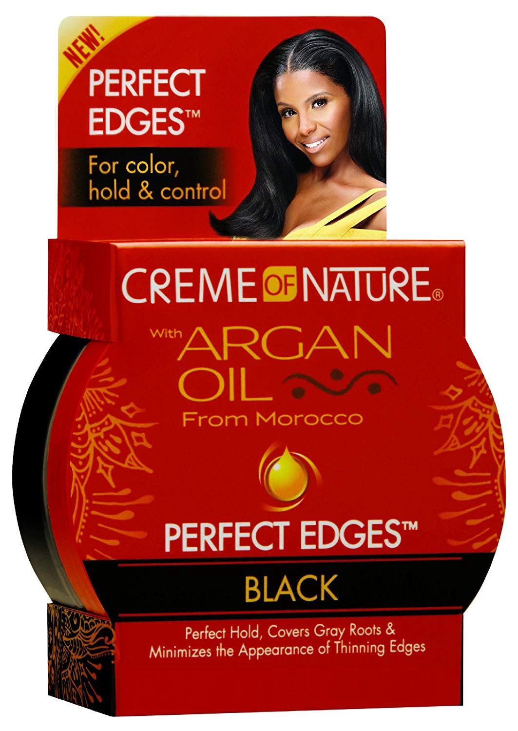 CON ARGAN OIL PERFECT EDGES BLACK
