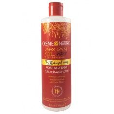 CON ARGAN OIL MOISTURE &amp; SHINE CURL ACTIVATOR CREAM 12OZ