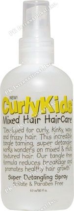 CURLYKIDS MIXED HAIRCARE DETANGLING SPRAY 6 OZ