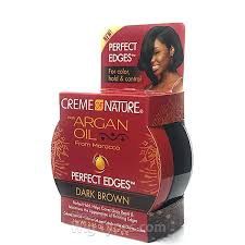 CREME OF NATURE ARGAN OIL PERFECT EDGES-D. BROWN (2.25OZ)