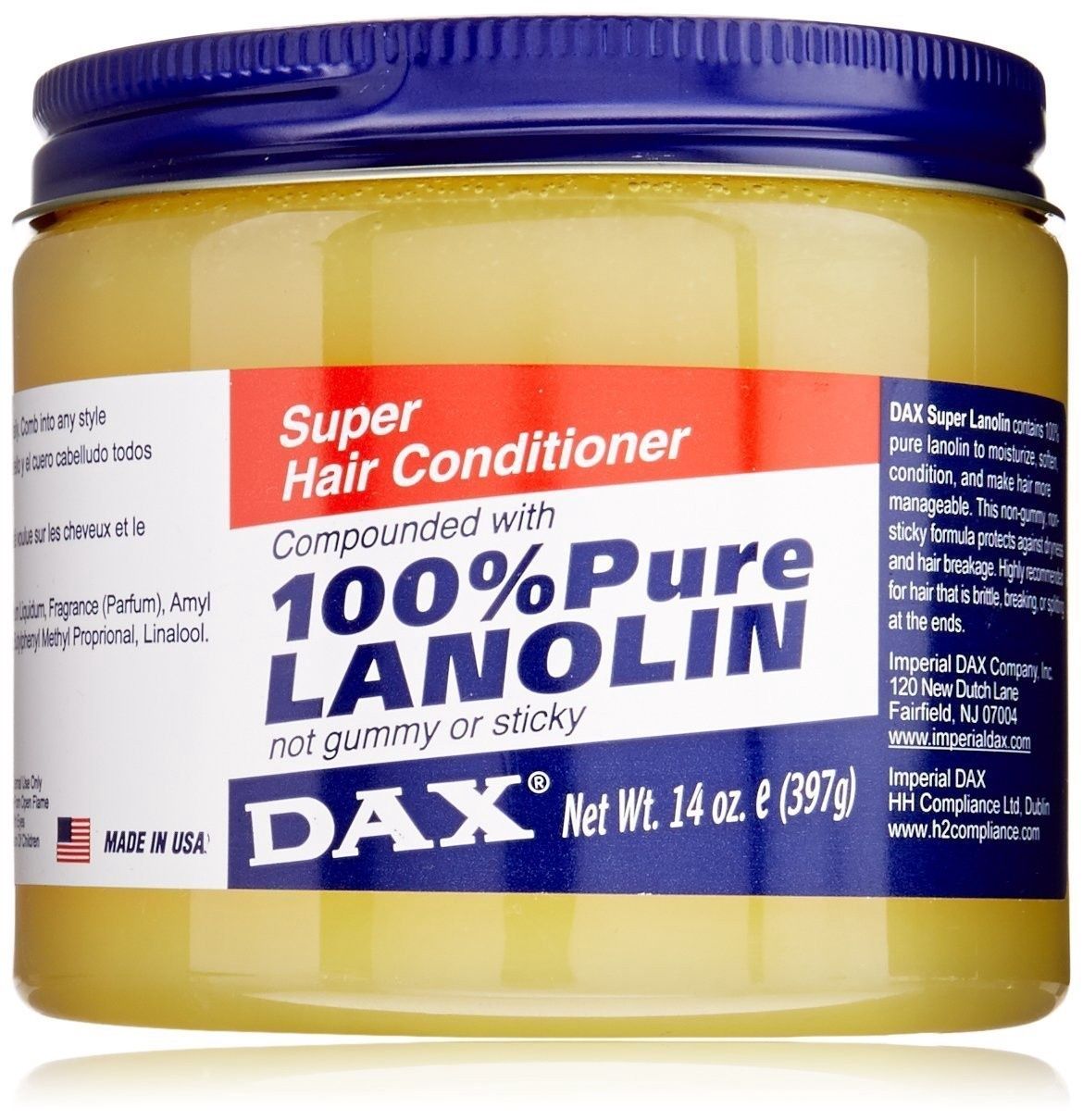 DAX SUPER 100% PURE LANOLIN 14OZ