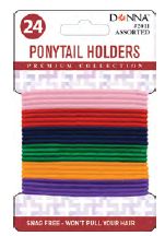 DONNA TITAN 24PC PONY TAIL HOLDER