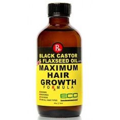 ECO STYLER BLACK CASTOR &amp; FLAXSEED OIL HAIR GROWTH 4OZ