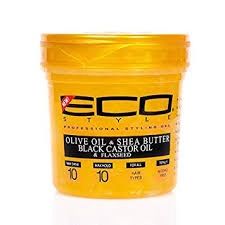 ECO STYLE GOLD OLIVE OIL &amp; SHEA BUTTER STYLING GEL 16 OZ