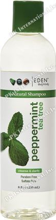 EDEN BODYWORKS PEPPERMINT TEA TREE SHAMPOO 8OZ