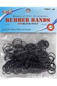EDEN RUBBER BAND 300PC BLACK