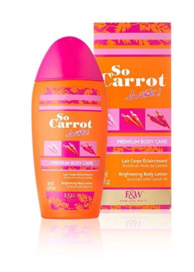 F&amp;W SO CARROT BRIGHTENING BODY LOTION 17.6 OZ