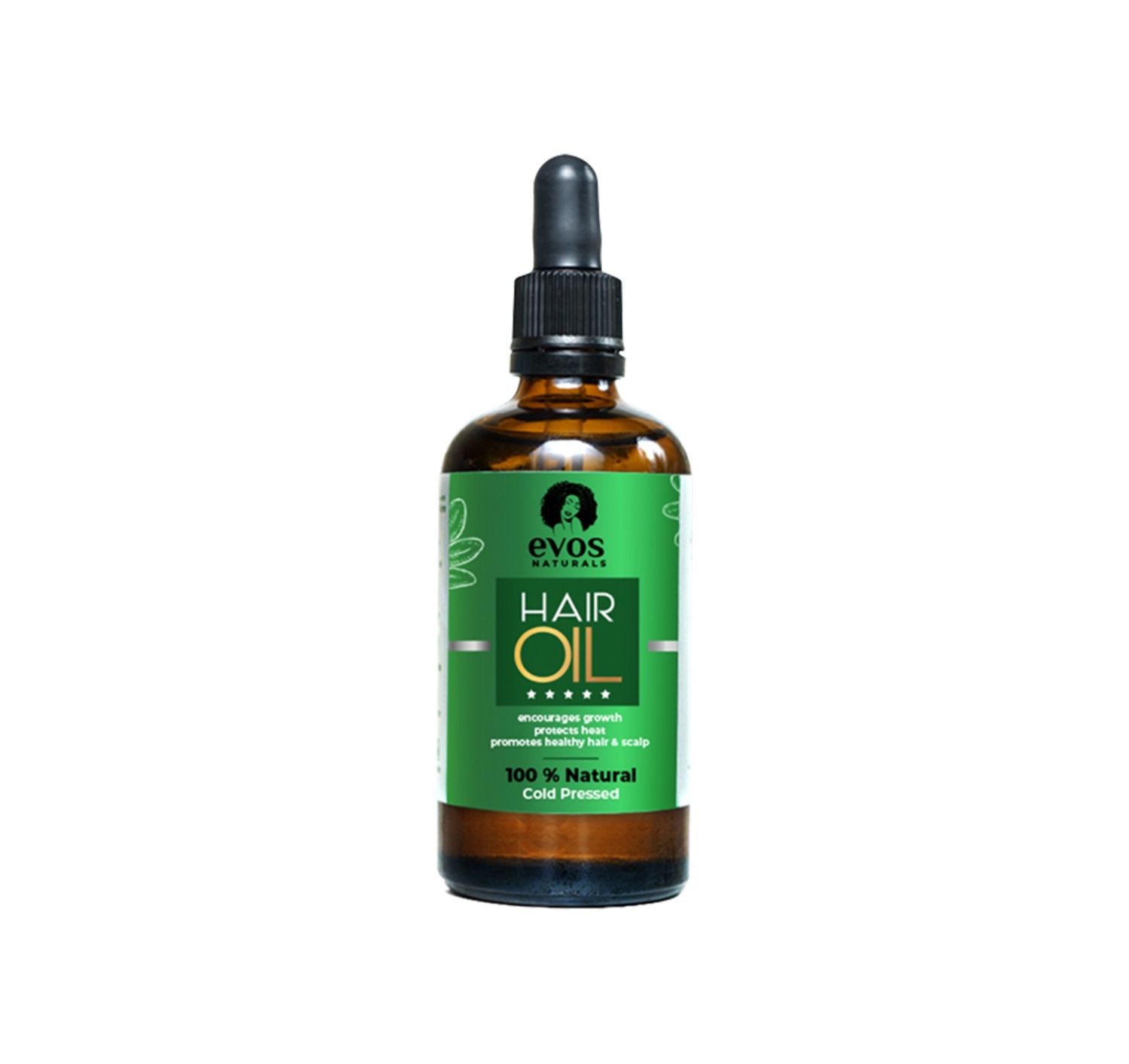 EVOS NATURALS HAIR OIL 100% NATURAL COLD PRESSED