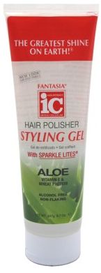 FANTASIA IC HAIR POLISHER ALOE STYLING GEL SPARKLE 8.7OZ