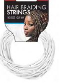 HAIR BRAIDING STRING SILVER