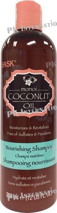 HASK MONOI OIL SHAMPOO 12OZ