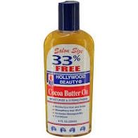 HOLLYWOOD BEAUTY COCOA BUTTER OIL 8OZ