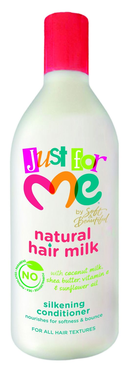JUST FOR ME NATURAL HAIR MILK SILKENING CONDITIONER 13.5OZ